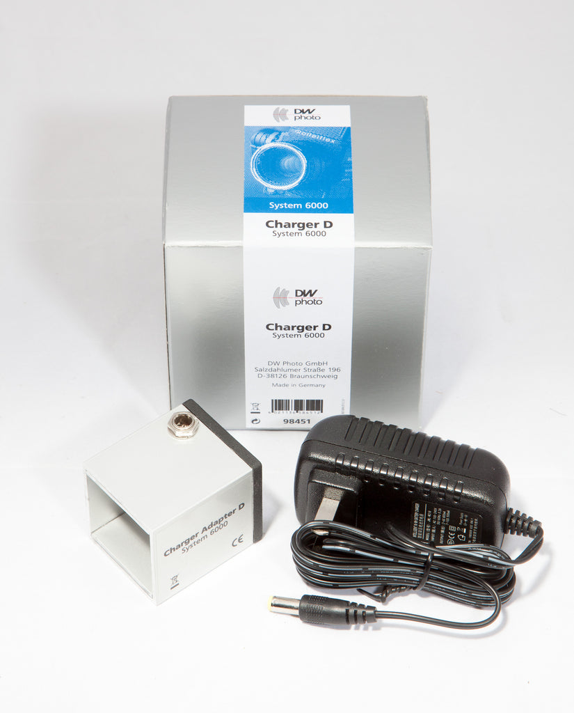 Factory releases Type D charger for Rolleiflex 6000 series and Lens control S batteries